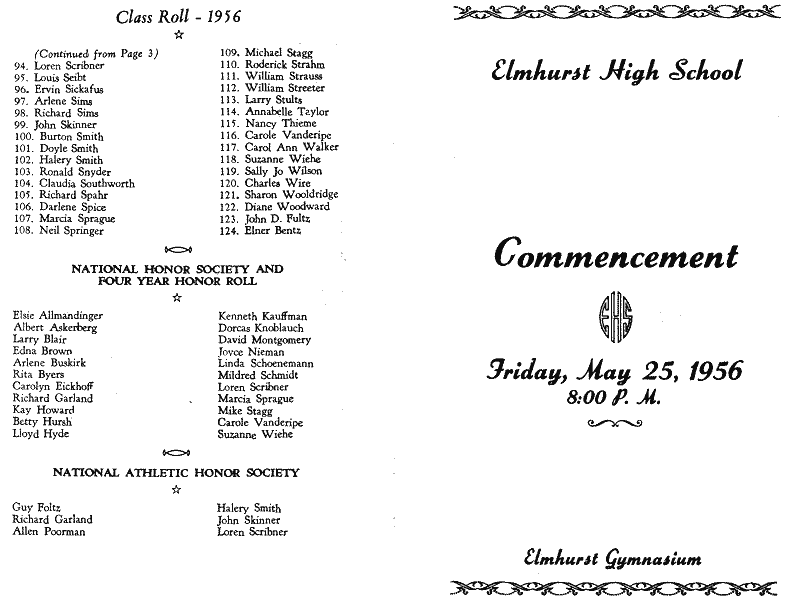 commencement bulletin-outside