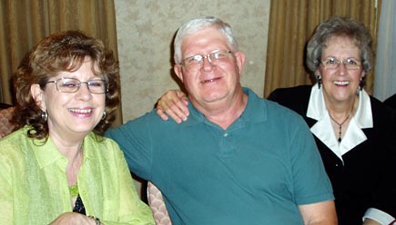 Carol Emerick Wire, Max Aker and Janice (Broxon) Aker