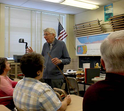 Mr. Goss in Miss Wimmer's Room