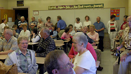 Alumni in Miss Wimmer's Room