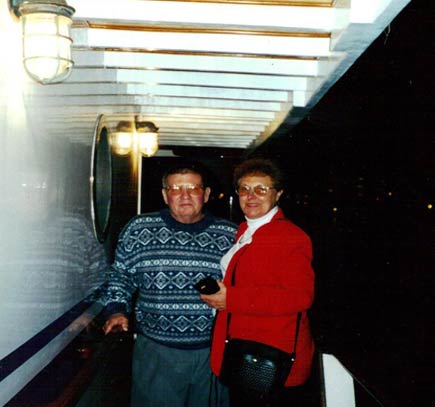 Dave and Nancy (Lee) Lawrence
on the Grey Goose in California