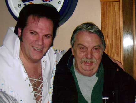 Scott Putt and Elvis at his Birthday Party January 8th